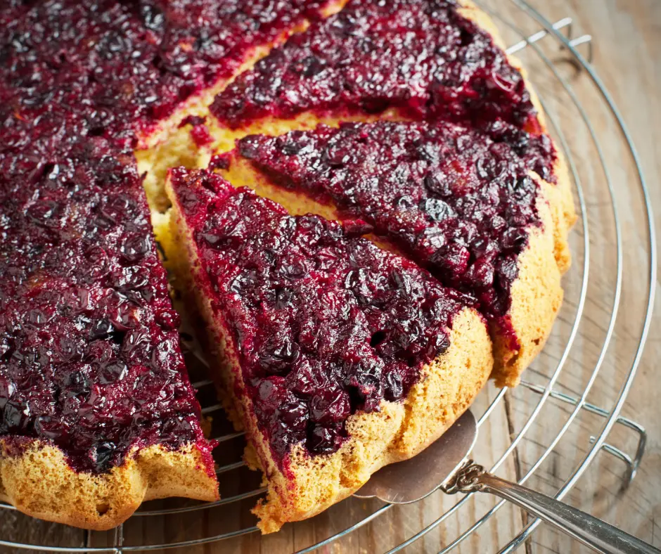 Blackberry Upside Down Cake