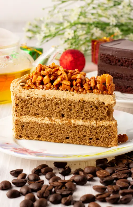 Toffee Almond Coffee Cake