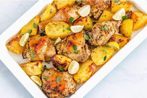 Roasted Chicken and Potatoes.