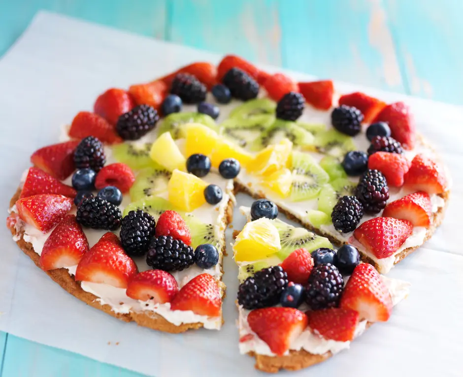 Sparkling Stars Fruit Pizza