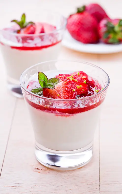 Strawberry Panna Cotta