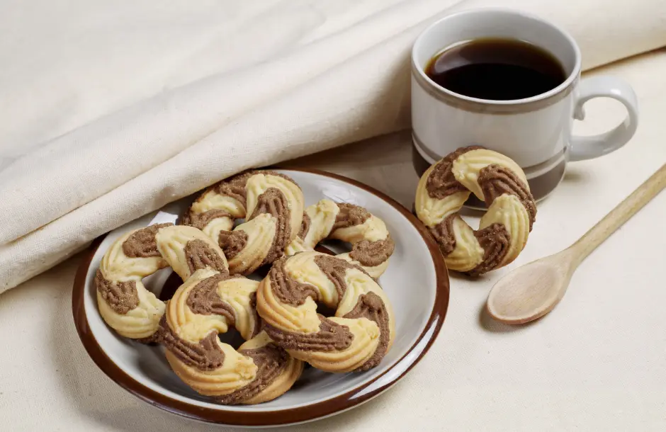 Espresso Shortbread Cookies