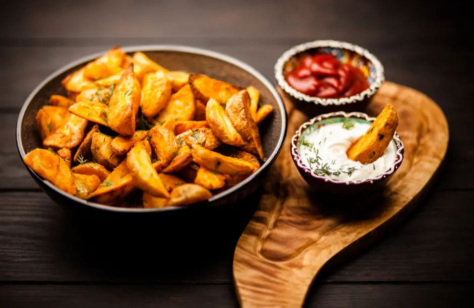 Crispy Baked Potato Wedges