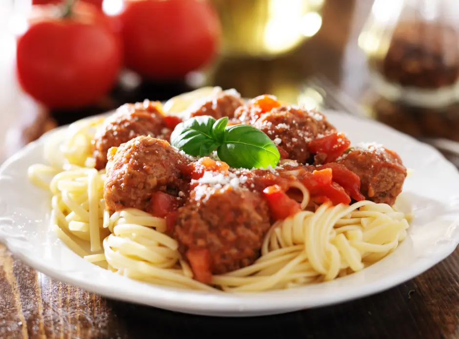 Homemade Spaghetti and Meatballs