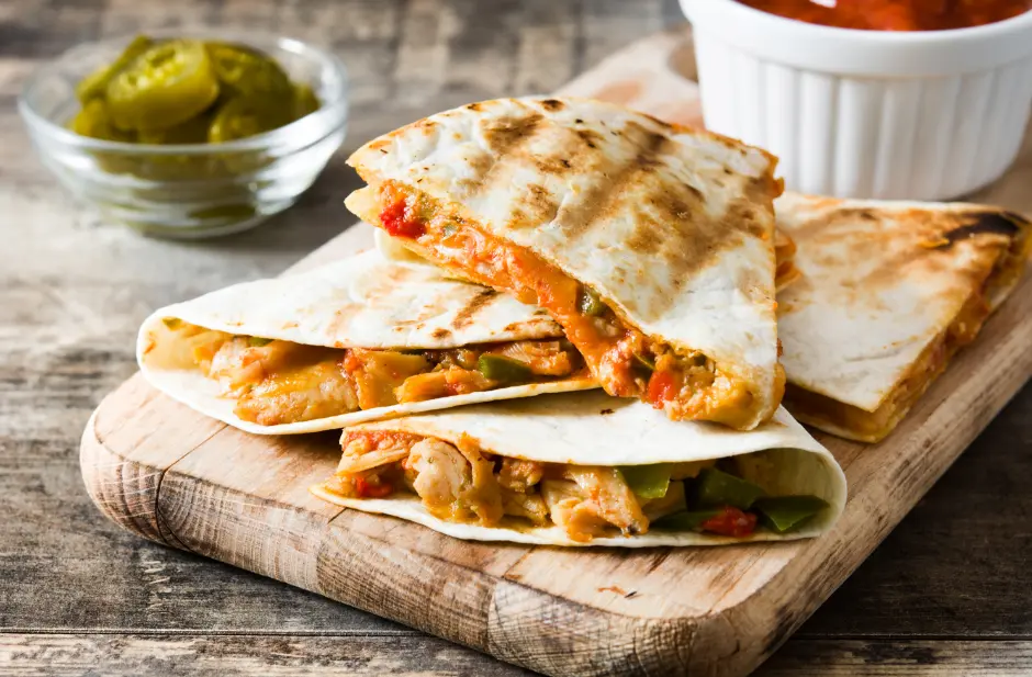 mouthwatering breakfast quesadillas