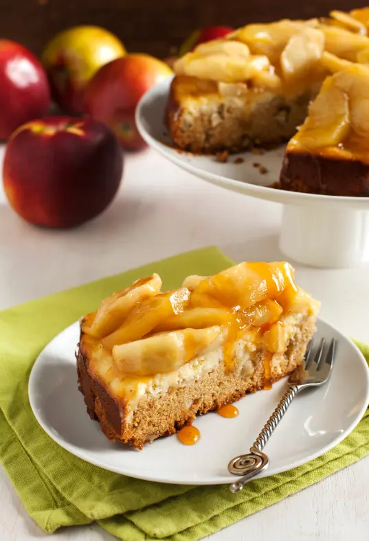  Caramel Apple Eclair Cake