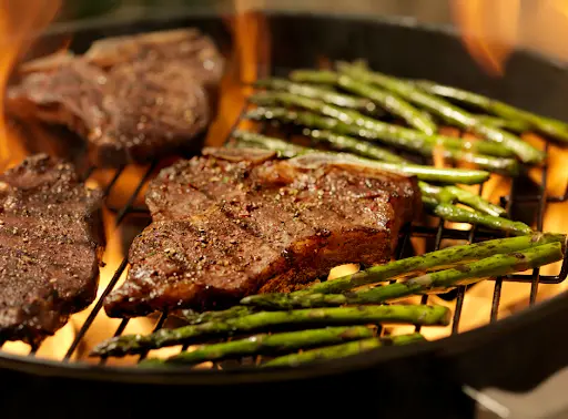 Steak and Asparagus Kabobs