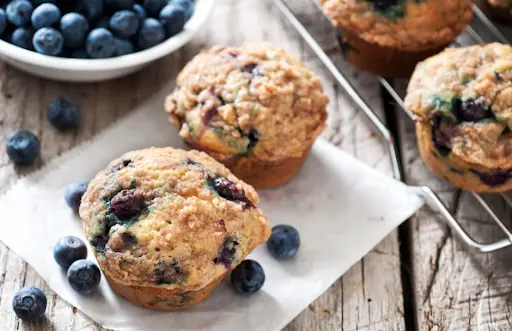 Baked Blueberry Fritter Bites